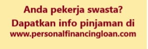 Pinjaman Peribadi Swasta / Private Personal Loans