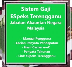 Sistem Gaji ESpeks Terengganu Jabatan Akauntan Negara Malaysia